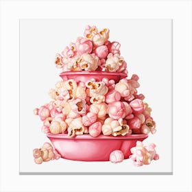 Pink Popcorn 14 Canvas Print