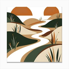 Sand Road Canvas Print