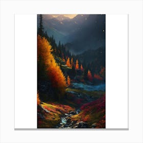 Autumn In The Mountains 12 Canvas Print