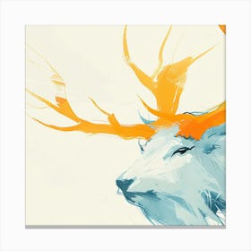 Deer Head 1 Canvas Print