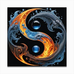 Yin Yang 18 Canvas Print
