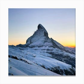 Matterhorn At Sunset Canvas Print