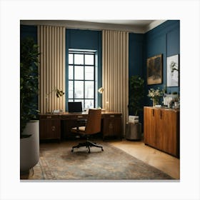 An Office Canvas Print