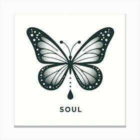 Soul butterfly Canvas Print