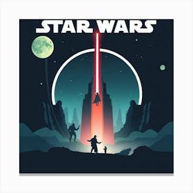 Star Wars Poster 6 Canvas Print