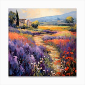 Tuscan Veil: Monet's Sublime Strokes 2 Canvas Print