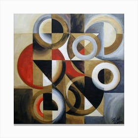 Abstract Painting Cubismo Abstract 3 Canvas Print