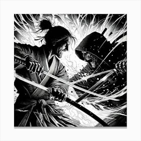 Samurai Art 27 Canvas Print