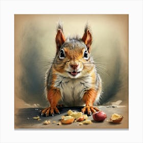 Squirrel 8 Canvas Print