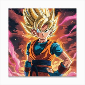 Dragon Ball Super 80 Canvas Print