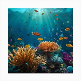 Coral Reef Canvas Print