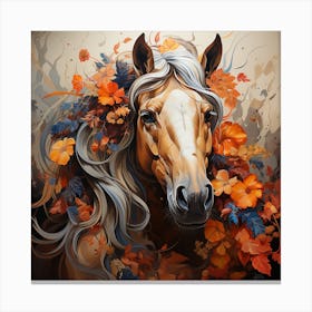 Autumn Horse Canvas Print