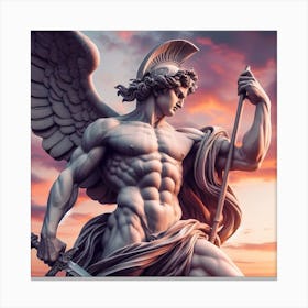 Greek God Of War Canvas Print