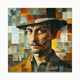 Man In A Hat 2 Canvas Print