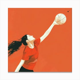 Volleyball Player 1 Canvas Print