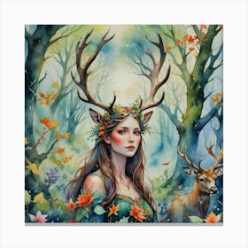 Forest Fairy Canvas Print