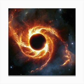 Black Hole 2 Canvas Print