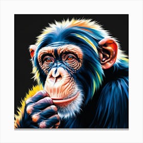 Chimpanzee 9 Canvas Print