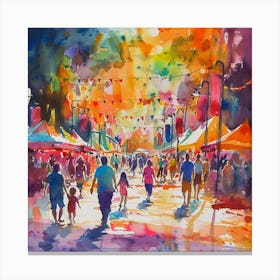 Sydney Market Canvas Print