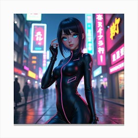 Anime Girl 1 Canvas Print