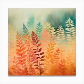Autumn Ferns Canvas Print