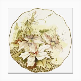 Clematis Canvas Print