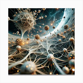 Neural Network Canvas Print