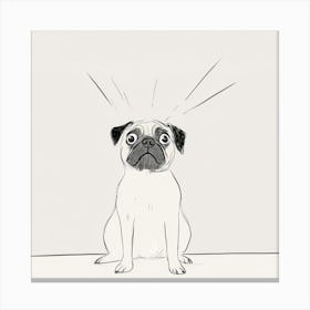 Pug Dog Canvas Print
