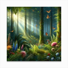 Fairy Forest 6 Canvas Print