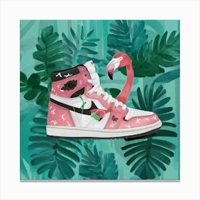 Sneaker Flamingo Nursery Art Illustration Painting K2dltnffqagitntd5juu G Ti4lfkdaqnczrv765krh8g Canvas Print