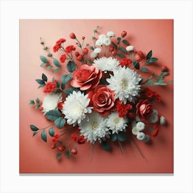 Bouquet Of Flowers Canvas Print