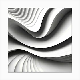 Abstract Wave Pattern Canvas Print