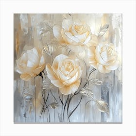 Yellow Roses Canvas Print