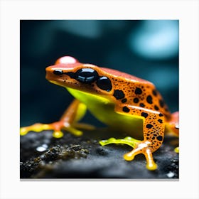 Cut Frog Canvas Print