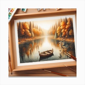 Autumn In The Forest Canvas Print