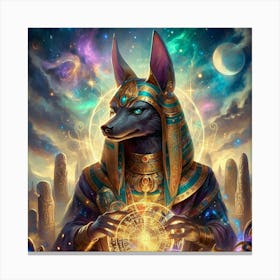Egyptian Dog 1 Canvas Print