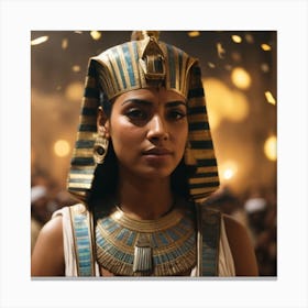 Egyptian girl( pharaoh and ancient Egyptian ) Canvas Print