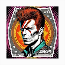 David Bowie Ziggy Stardust Fantasy Poster 1 Canvas Print
