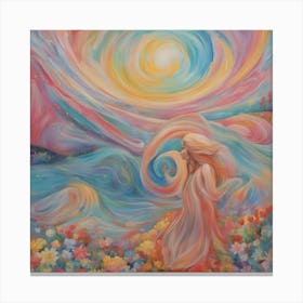 Dreaming Woman Canvas Print