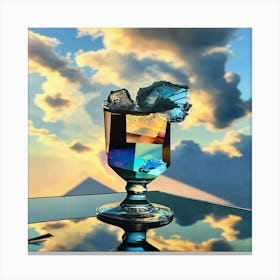 Copa cristal cielo 6 Canvas Print