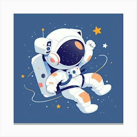 Astronaut In Space 11 Canvas Print