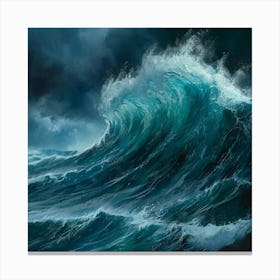 Stormy Sea Canvas Print