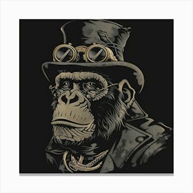 Steampunk Monkey 56 Canvas Print