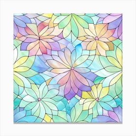 Stained Glass Pattern 1 Canvas Print