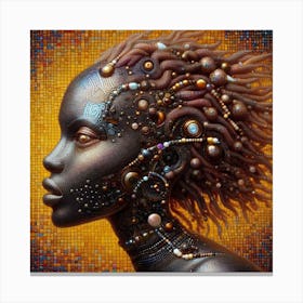 Futuristic Woman 24 Canvas Print