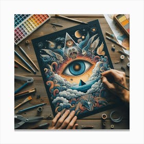 All Seeing Eye Canvas Print