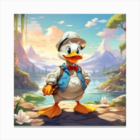 Donald Duck 7 Canvas Print