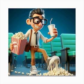 Movie Theater 4 Canvas Print