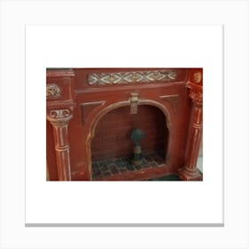 Victorian Fireplace Canvas Print