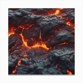 Lava Flow 46 Canvas Print